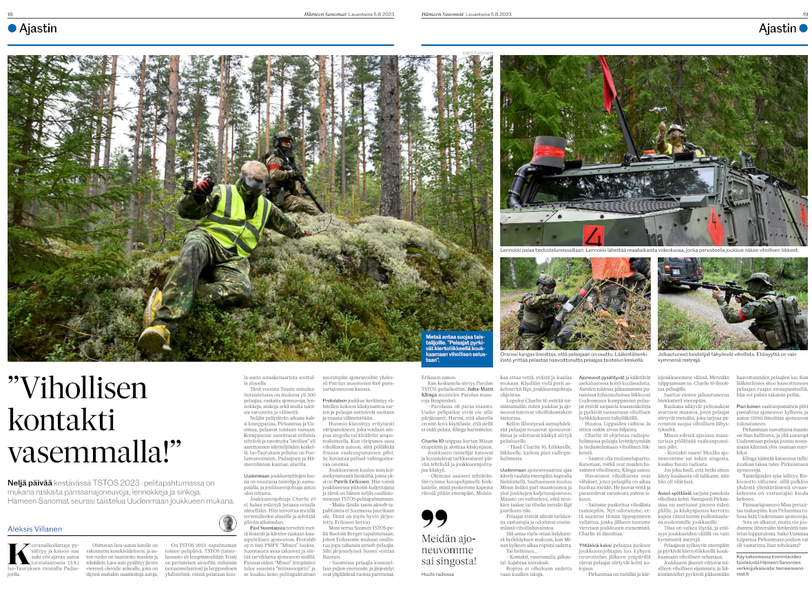 Hämeen sanomat 5.8.2023