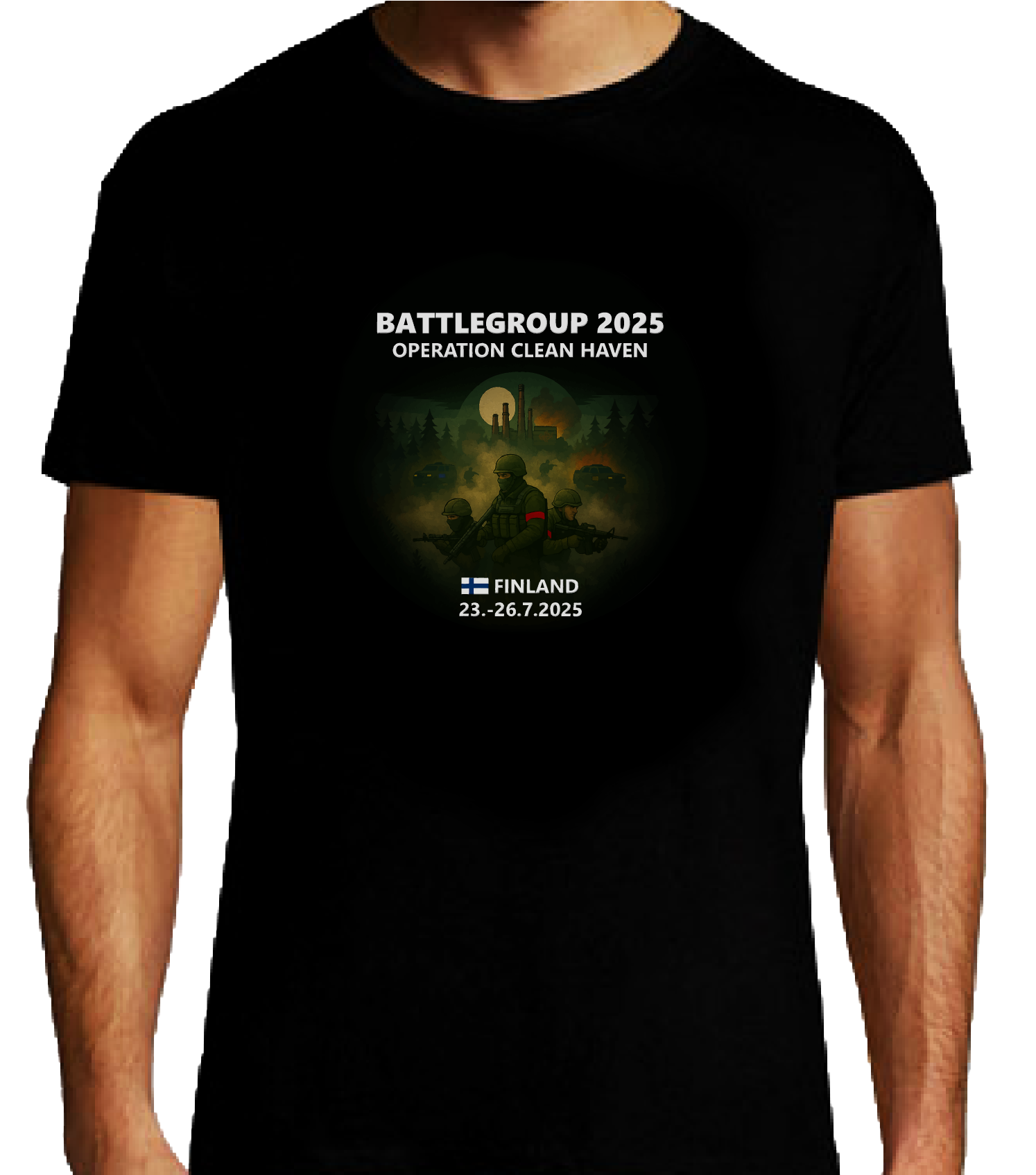Uusia hihamerkkejä ja Battlegroup 2025 t-paita